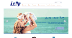 Desktop Screenshot of lollybaby.com.br