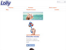 Tablet Screenshot of lollybaby.com.br